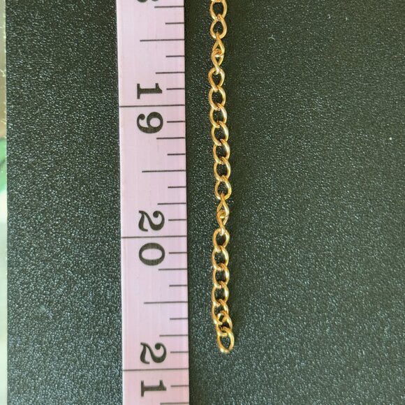 Plunder Designs “BRAVE” Gold Disc Necklace - Picture 3 of 4